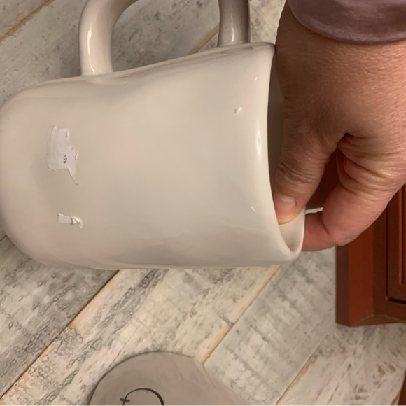 Never Used RAE DUNN King & Queen Coffee Mugs Set Tea Cups Collector Artisan - Picture 10 of 11